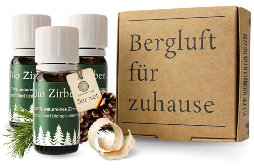 Zirbenöl 10ml - 100% naturreines Zirbelkieferöl - Zirben Öl - Zirben Raumduft - angenehmer Waldduft Aromaöl - Zirbelkiefer Öl (3)