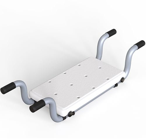 Sedia da bagno sgabello panca disabili anziani sopra la vasca da bagno resistente antiscivolo sospesa panca da bagno leggera vasca da bagno doccia bordo di trasferimento per adulti anziani disabili