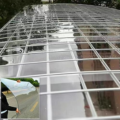 Transparente, klare Gewächshausplatten aus Polycarbonat-Kunststoff, Dachplatte, bruchsicher für Schuppenfenster, Bilderrahmen, Gemälde, Ausstellungsprojekte, 4 mm, 20 x 40 cm