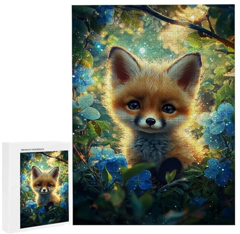 Puzzle 2000 Teile Erwachsene Waldföchs, Impossible Klassische Jigsaw Puzzles 100 x 70cm, Geschicklichkeitsspiel für die ganze Familie, Puzzle farbenfrohes Legespiel Home Dekoration Geschenk k-715