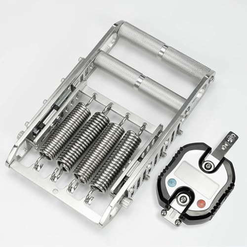 Pinza De Mano De Acero Inoxidable Con Resorte, Comprobador De Fuerza De Agarre, Con 4 Resortes, Distancia De Agarre Ajustable En 4 Niveles Y Carga Máxima De 150 Kg