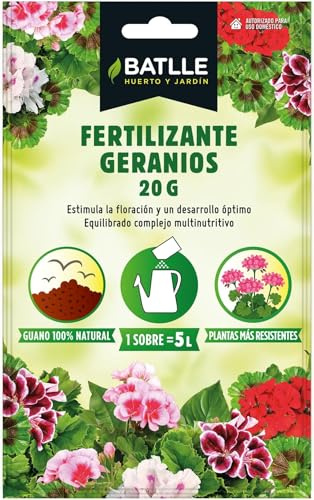 Semillas Batlle Fert. Geraneos Sobre para 5L (Paquete de 5)