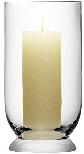 LSA International Terrace Sturmlaterne, Glas, Clear, 30 cm