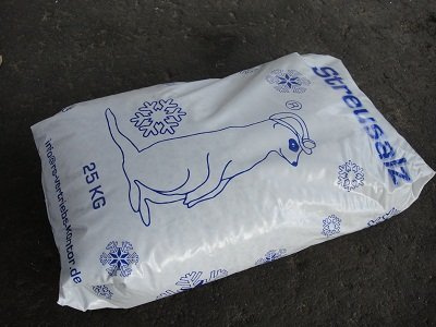 Streusalz Sack à 25 kg Grobkornung - Deutsche Markenqualität -