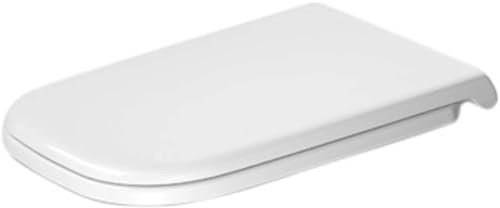 Duravit 60310000 WC-Sitz D-Code weiss (lang) mit Scharnieren aus Edelstahl ohne SoftClose