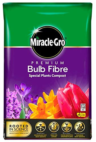 Miracle Gro Premium Bulb Fibre Potting Mix Compost With Vital Minerals 10L Bag