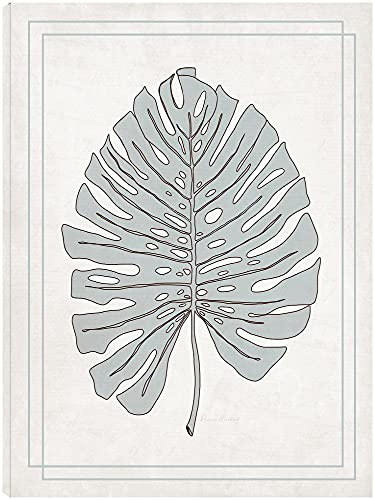 Fine Art Canvas Tropical Monstera III Canvas Wall Decor by Artist Ramona Murdock for Living Room, Bedroom, Bathroom, Kitchen, Office, Bar, Dining & Guest Room - Ready to Hang - 21 in x 28 in