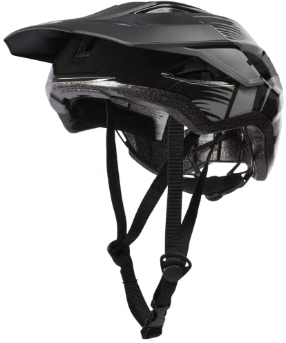 O'NEAL | Mountainbike-Helm | Enduro All-Mountain | Verschmolzene innere EPS & Außenschale für bessere Langlebigkeit | Matrix Helmet Split V.23 | Erwachsene | Schwarz/Grau | XS/S/M (54-58 cm)