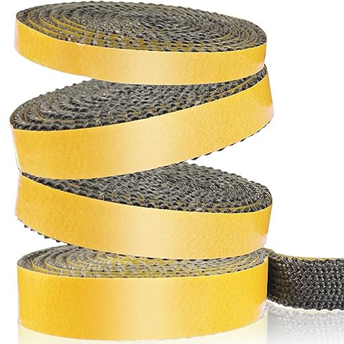 Tiruiya Joint Insert Cheminée - Joint Tresse pour Insert et Poele, Joint Vitre Poele a Bois, Joint Plat pour Vitre Insert de Cheminée, Joint Four Résistante (3mm x 10mm x 2m)