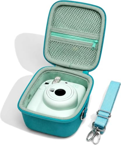 XANAD Hard Camera Case for Instax Mini 13/12/11/41/40/ EVO | Shockproof Protective Cover, Scratch Resistant Camera Storage Bag with Shoulder Strap