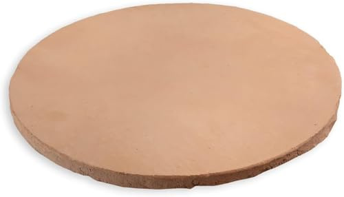 Megashopitalia Biscuit de Casapulla Pierre Réfractaire pour Pizza Four Saputo Made in Italy (rond Ø38 x H2 cm)