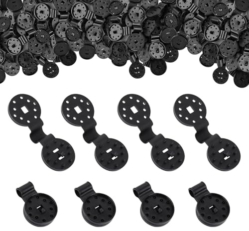 60 Stück Kunststoff Clips für Schutztuch, Planenclips,Clips für Sonnensegel Spezialclip,Kunststoffclips Sonnensegel Befestigung,für Outdoor Zelte, Baldachin, Sonnenschutz, Autoabdeckung