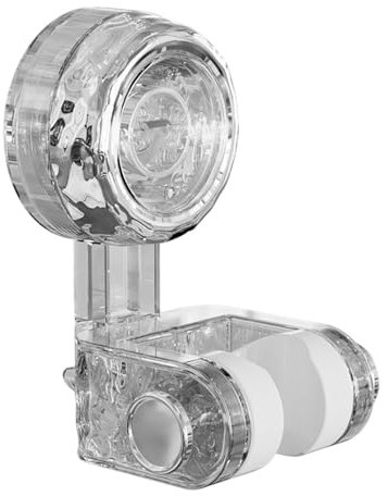 Soporte de ducha con ventosa, soporte de ducha con ventosa, soporte de ducha extraíble, soporte de ducha impermeable, ajustable para superficies de mármol y metal
