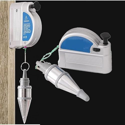 Filo a piombo retrattile, allunga automaticamente la linea, stabilizza rapidamente lo strumento magnetico a filo a piombo, strumento a filo a piombo for incarichi nel settore edile, strumento a filo a