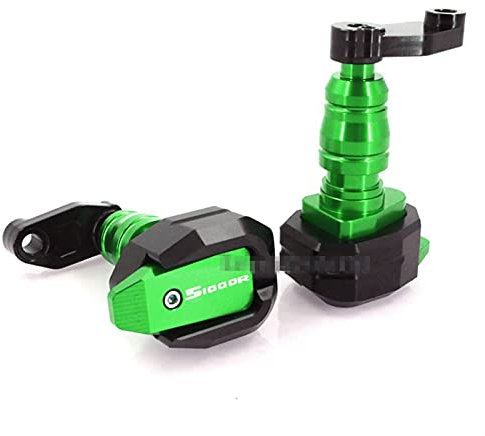 Sturzpads Motorrad Für BMW S1000R S 1000 R S1000 R 2017 2018 Motorrad CNC Fallschutz Rahmen Slider Verkleidungsschutz Anti Crash Pad Protector(Green)