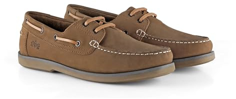 Catesby Hector Chaussures en cuir pour homme Type bateau et de pont Chaussures légères décontractées d'été, 42 1/3 EU