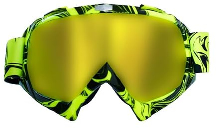 Mud Defeater Motor Motocross Brille Kinder AHP Motorradbrille Racing Googles Gelb