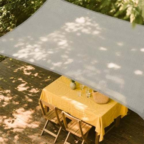 Vela de Sombra, toldo Impermeable, UV Lona De Sombra, Rectangular 3x5m,con 98% de protección UV, Ideal para jardín, terraza y Exteriores Crear Sombra y Proteger del Sol,Frescos y Seguros