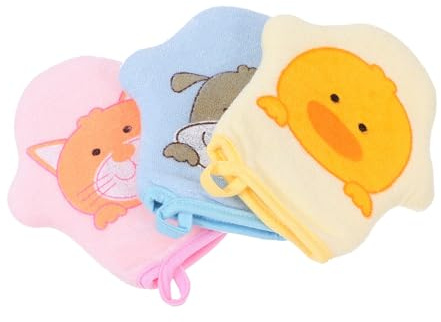 CALLARON 3 Pezzi Bagno per Cartoni Animati per Doccia Esfolianti e Schiumosi Colori Vivaci per Rendere Bagno