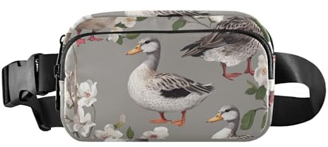 Schicke Bauchtasche für Damen, Herren, Teenager, wasserabweisend, Diebstahlschutz, Hüfttasche mit verstellbarem Gurt, für Reisen, Einkaufen, Laufen, Grau