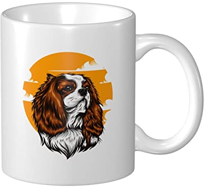 Tazza Da Caffè Beautiful Dog Latte Mug Con Manico Personalizzato Tazza Innamorati, Per Home, Colazione, Work, 330ml