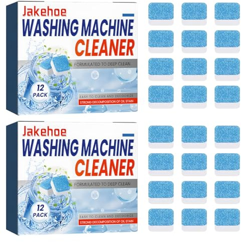 Waschmaschinenreiniger Extra Stark 24 Tabs, Waschmaschinen Reiniger, Washing Machine Cleaner, Waschmaschinen Entkalker Waschmaschine Reinigung, Maschinenreiniger Waschmaschine Reiniger, Körperpflege