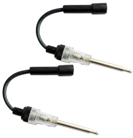 GARVALON 2 pezzi Tester per Scintilla Accensione Auto Rilevatore Bobina Motore con Due Fori Strumento Diagnostico Pratico e Durevole per Controllo Circuito Ignizione Cilindri