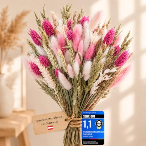 TIME4FLEUR® Trockenblumen Deko – Getrocknete Blumen aus Europa