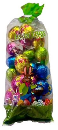 Confezione da 200 Grammi di Ovetti Pasquali al Finissimo Cioccolato al Latte