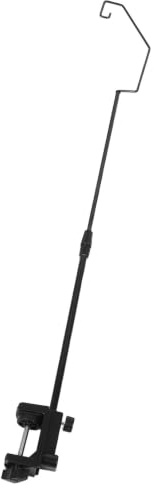 CVUTOVO Support Télescopique en Fer et Plastique pour Câble de Fer à Repasser Design Compact et Anti-enchevêtrement Sécurité Améliorée pour Planche à Repasser à Domicile