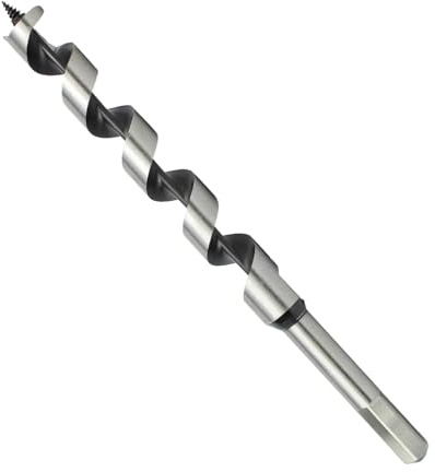 Weischer® - Schlangenbohrer 26 x 320 mm | Holzbohrer Spiralbohrer | 6-Kant-Schaft | Gewindespitze für präzise Bohrung | Weich- & Hartholz | stabiler & bruchfester Bohrer