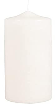 Rayher 3140596 Stumpenkerze, creme, rund, Länge 20 cm, 7 cm ø,100% Paraffin, RAL-Gütezeichen, Rundkerze, Taufkerze, Kommunionkerze, Kerzenrohling zum Verzieren und Basteln