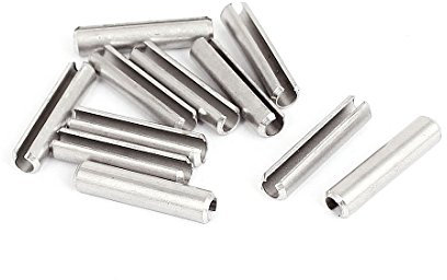 Aexit 10Stk. Stifte M4x20mm 304 Edelstahl Hohlsplinte Spannhülsen Holzstifte Spannstifte Befestiger