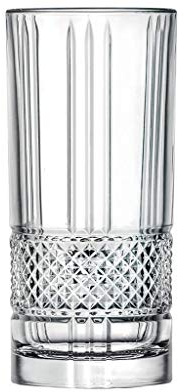 KLEIN 54120 BACCARAT FRANCE 6 Verres Drink à Apéritif/Cocktail en Cristal - Art de la Table - Service Diamant (37 cl) - Maison Klein - Artisan du Cristal - Coffret Cadeau - Estampillé