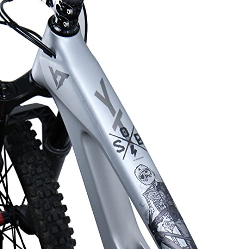 unleazhed Bike Protection BP01 L Frame e-Bike Edition sons of Battery Glossy | Pellicola protettiva per telaio per mountain bike | Made in Germany | Set di 19 pezzi