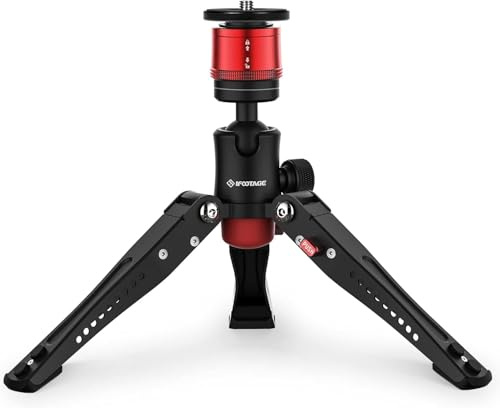 IFOOTAGE CB3 Base-P Small Tripod, Professional Mini Tripod,Tabletop Desktop | Tri-pod for Photography, Compatible with Sony, Nikon, Canon DSLR Camera,Payload 8KG
