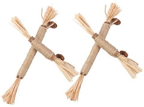 Ipetboom Katzenspielzeug Beißstab Aus Holz Zahnpflege Und Zahnfleischmassage Verschleißfestes Kauspielzeug Für Kätzchen Im Haushalt Indoor Spielzeug Zur Stressreduktion Und Beschäftigung