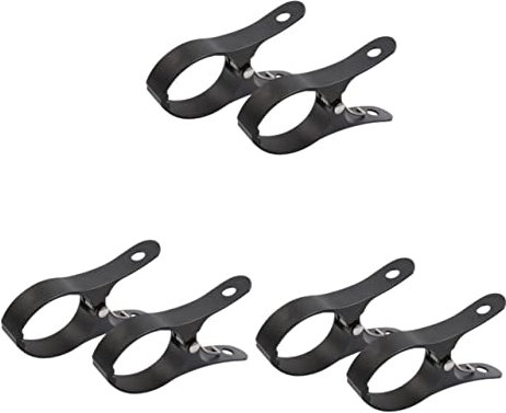 IMIKEYA Lot De 3 Pinces À Linge pour Serviettes De Plage Coupe-Vent Multi-usages Non-Couette 2 Pièces X 3