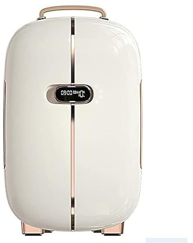 ERICAT Mini Réfrigérateur De Beauté, Réfrigérateur Cosmétique De Beauté Avec Conception À Double Porte, Capacité De Stockage De 12 Litres Et Température Constante Intelligente, Pour Bureau, Voiture