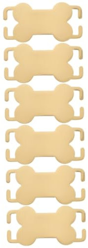 Milisten 6stücke Hundemarken Knochenform Edelstahl Haustier Id-tags Personalisierbare Hundemarken Mit Gravur Langlebige Und Umweltfreundliche Hundemarke Für Haustiere Für Hunde Und