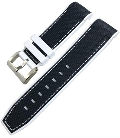 Naturkautschuk-Uhrenarmband 22 mm 23 mm für Tudor-Armband Black Bay Bronze Zweifarbiges Armband Weiches Silikon-Uhrenarmband Kostenlose Werkzeuge