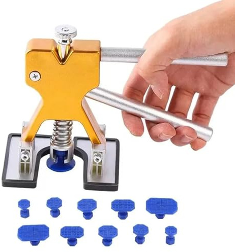Generico Kit Tirabolli Ventosa Carrozzeria, Ripara Ammaccature Auto, Tirabolli per Carrozzeria, Levabolli, Tira Bolli da Carrozzeria, Ventosa per Carrozzeria Auto per Rimuovere Ammaccature e Grandine