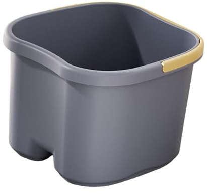 Ysyqkn Baignoire de Pieds, Seau de Lavage Des Pieds pour Dortoir, Relaxation Des Pieds pour Femmes et Hommes, Portable avec Points de Massage, Bleu