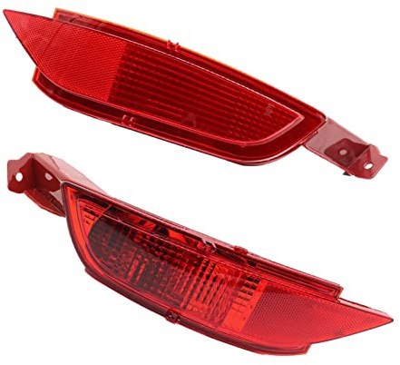 YSQOJF Reflector De Parachoques Trasero De Luz Trasera De Freno Para Ford Para Fiesta WT Mk7 2009-2014 C-MAX 2010-2015 Lámpara De Parada De Señal Niebla L/R Luces Marcha Atrás(Left and Right)
