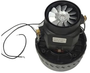 Clynex Motor de aspiradora Industrial 220V y 2000W, Alambre Cobre Gran Potencia, Piezas, Ventilador succión en seco húmedo, Accesorios Contenedor de Polvo para aspiradora