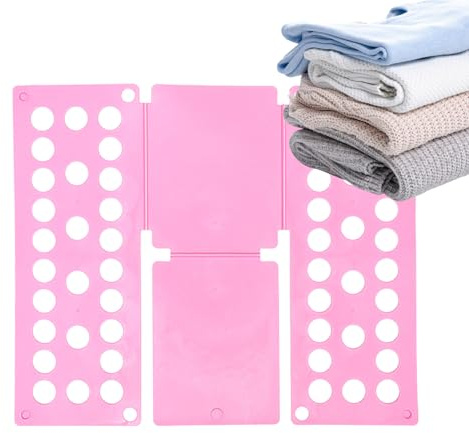 Plieur De Vetement, Planche A Plier Le Linges, Plieur De Linge, Machine A Plier Le Linges, Plieuse À T-shirts, Planche À Pliers Les Vêtements En Plastique, Pour Chemises, Pulls, Serviettes, Pyjamas(C)