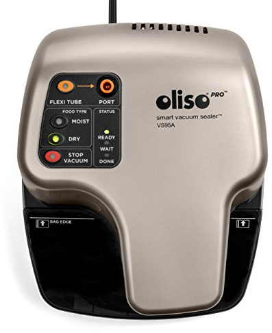 Oliso Pro Smart Vacuum Sealer for Food Storage (Silver)