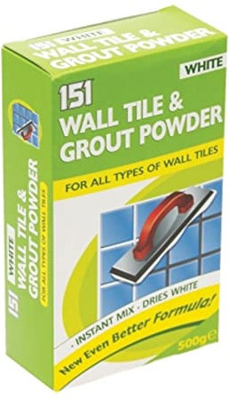 Wall Tile & Grout Powder - White 500g