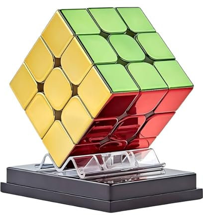 Taoelel 3x3 Geschwindigkeitswürfel, Cyclone Boys Zauberwürfel Spiegelnd Reflektierend Original Lebendig Glänzend Würfel für Zauberwürfel Enthusiasten