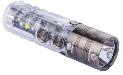 RovyVon Aurora A26 Lampe torche de poche USB-C EDC 600 lumens avec 180 mètres de distance pour l'extérieur et un usage quotidien